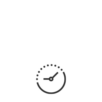Pictogram efficiënt werken.