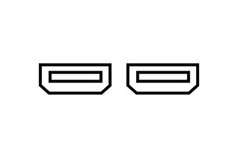 Pictogramafbeelding 2 HDMI-poort.