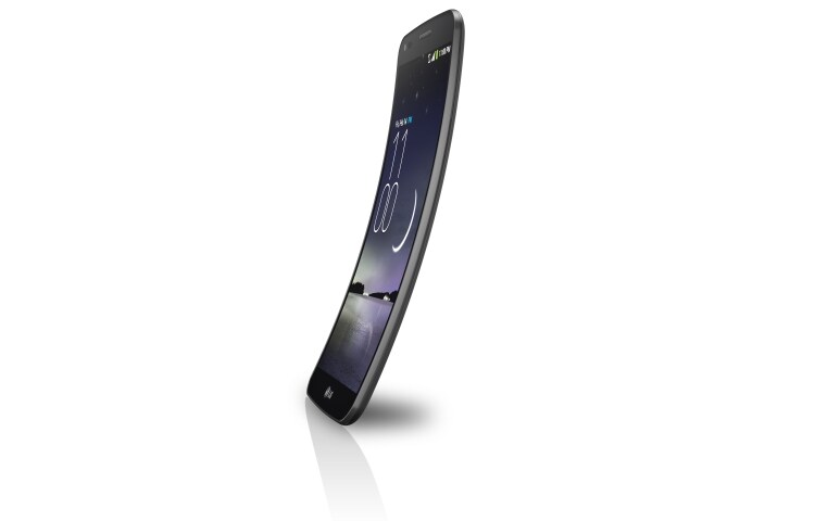 LG Het gebogen scherm van de LG G Flex biedt een unieke kijkervaring. Foto’s en films zien er op dit toestel indrukwekkender uit dan ooit., D955 G Flex