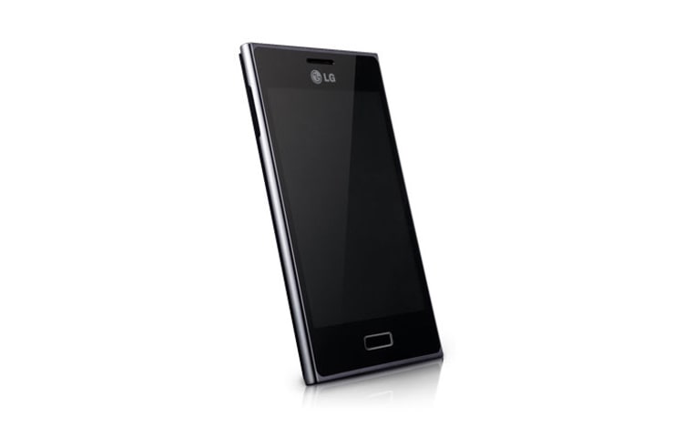 LG Optimus L5 Smartphone, Voor haarscherpe en snelle beeldweergaves! Beschikbaar in Zwart en Wit, E610-Optimus-L5