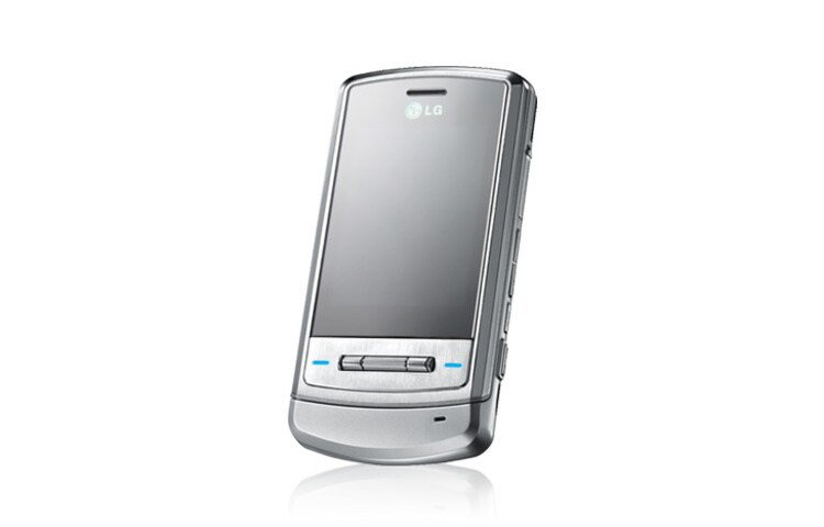 LG Shine met metalen behuizing, multifunctionele scrolltoets, Bluetooth, mp3- en videospeler., KE970