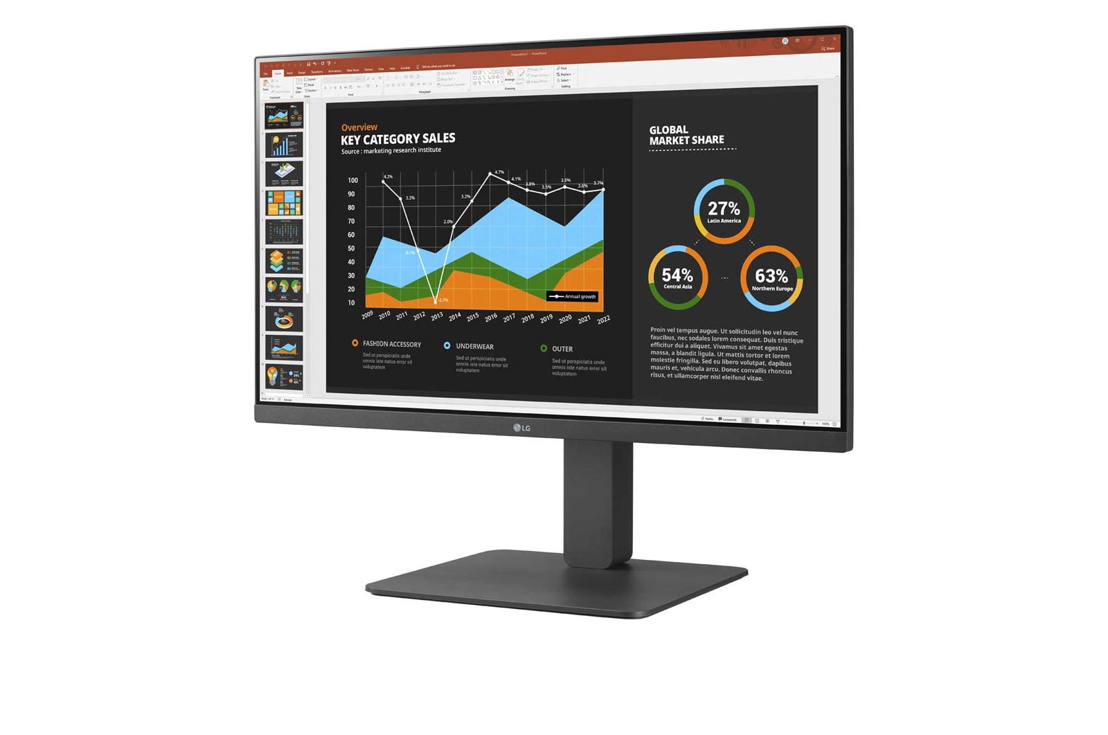 LG 23,8" Full HD (1920x1080) IPS Monitor met USB Type-C™, 24BR650B-C