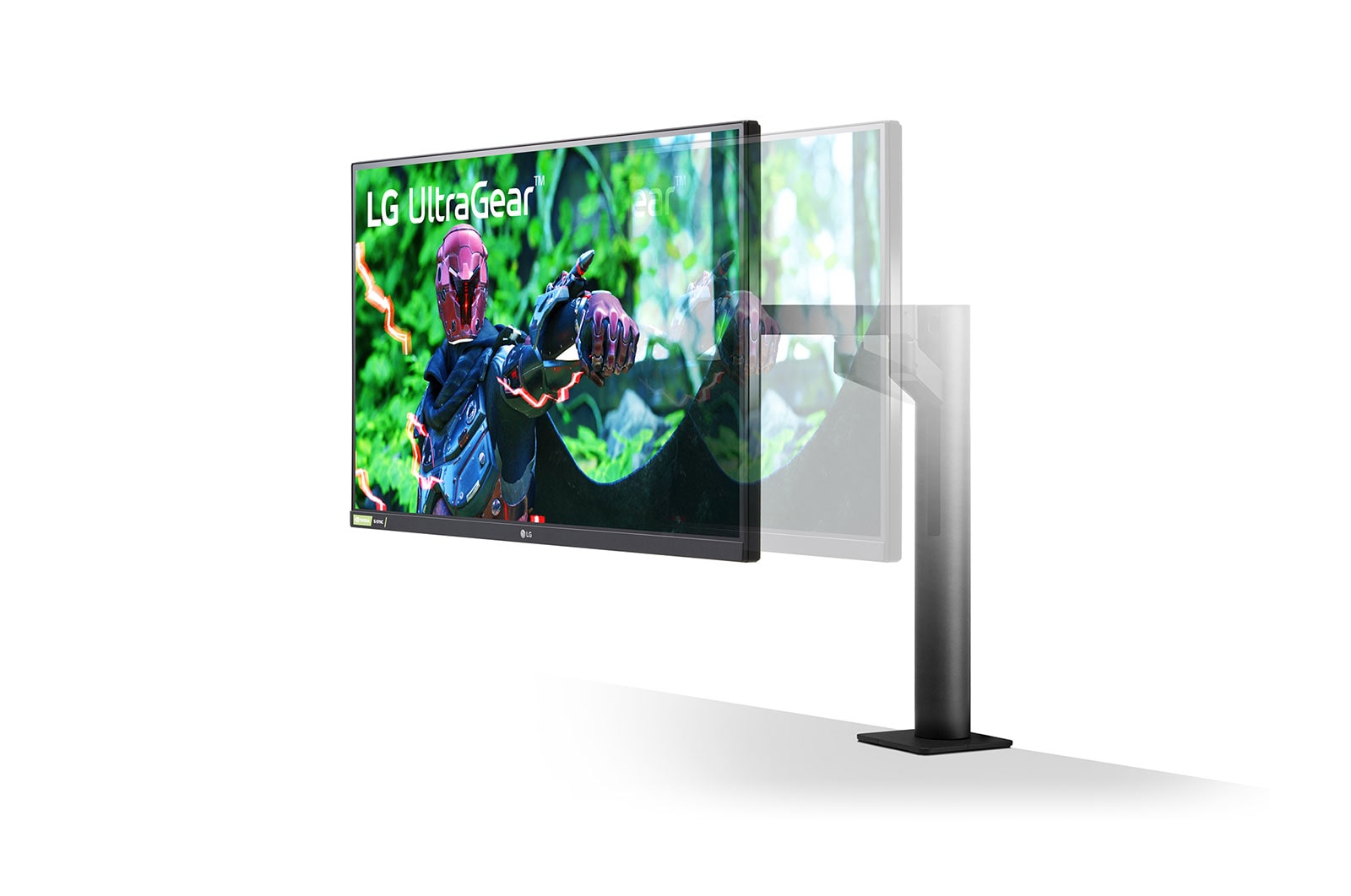 LG 27" UltraGear™ Nano IPS 1ms (GtG) Ergo Gamingmonitor, 27GN88A-B