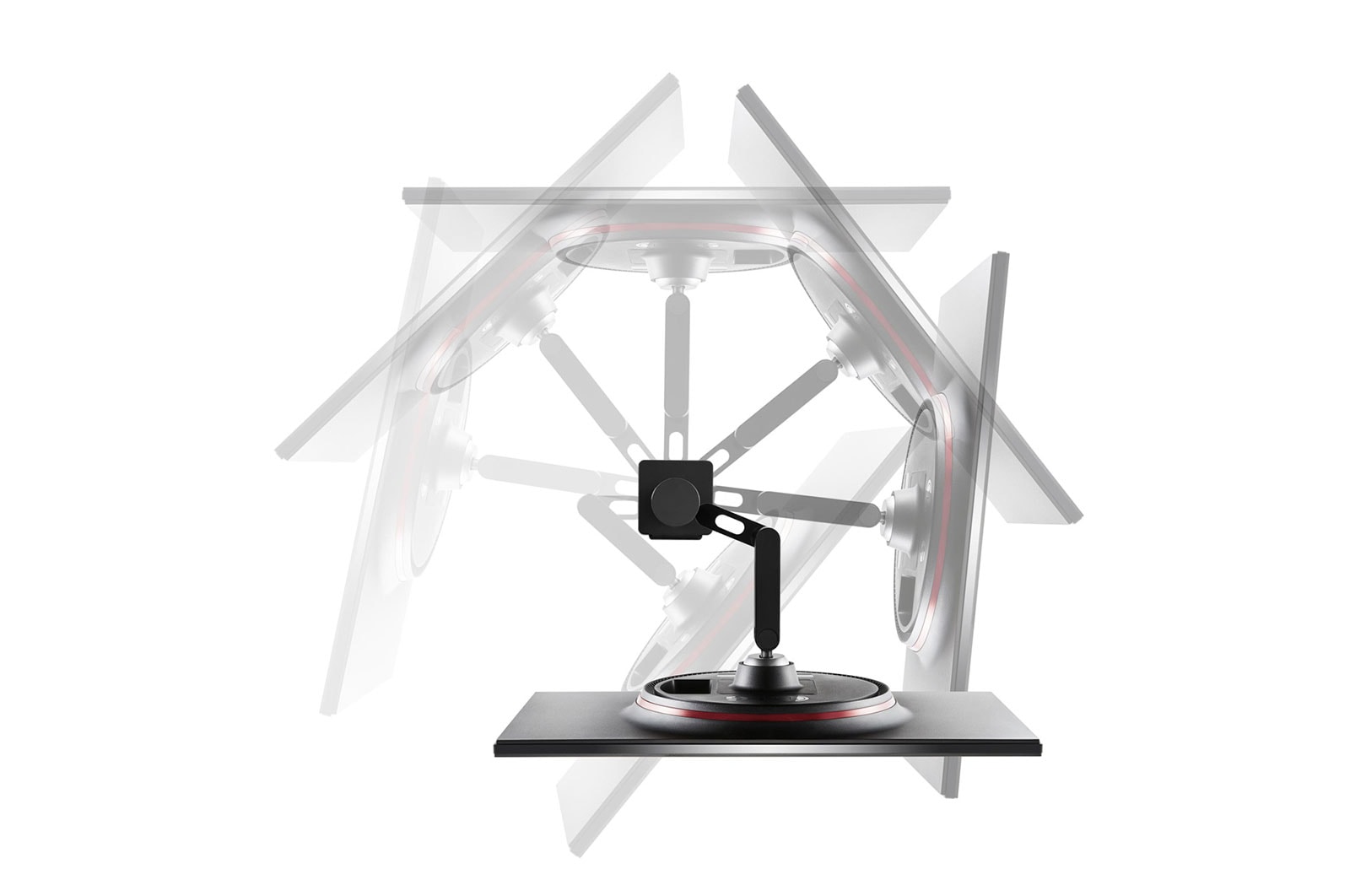 LG 27" UltraGear™ Nano IPS 1ms (GtG) Ergo Gamingmonitor, 27GN88A-B