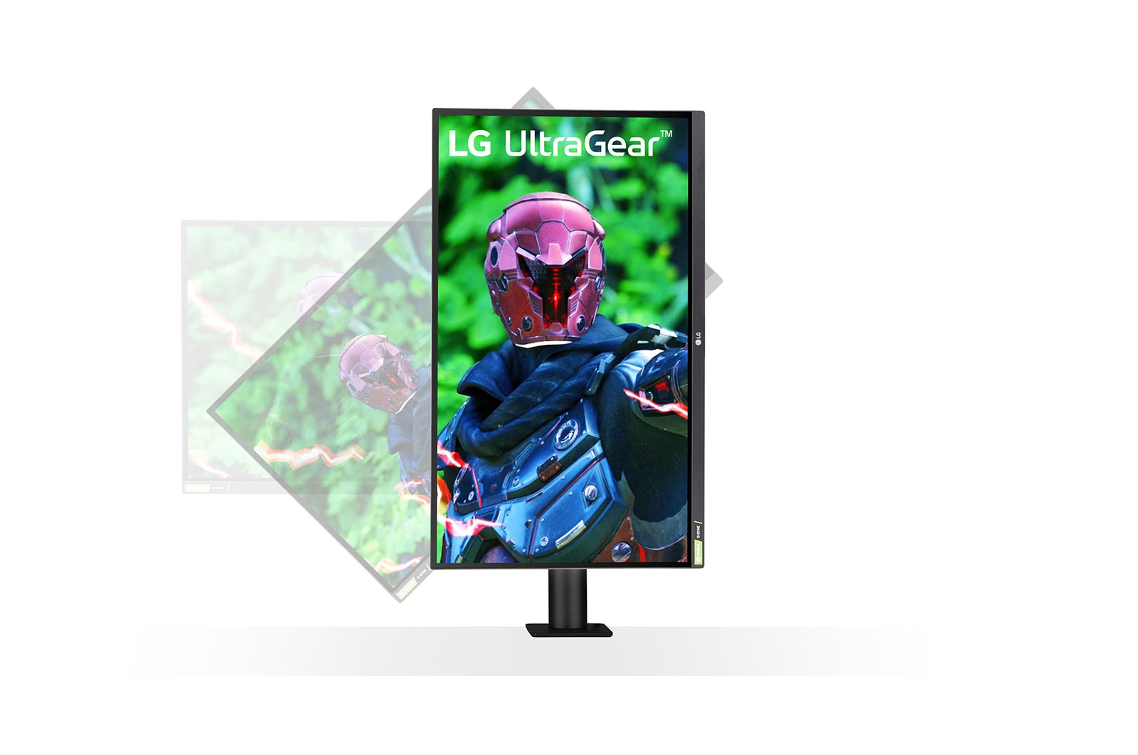 LG 27" UltraGear™ Nano IPS 1ms (GtG) Ergo Gamingmonitor, 27GN88A-B