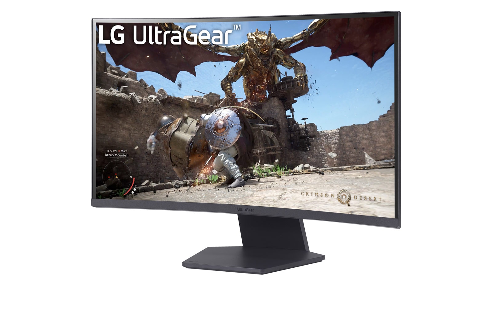 LG 27" LG UltraGear™ 1000R curved gaming monitor | QHD, 1ms (GtG), 180Hz, 27GS60QC-B