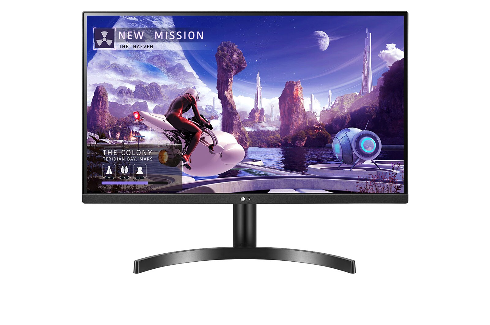 LG 27" QHD IPS Monitor with AMD FreeSync™, 27QN600-B