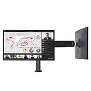 LG 27-inch QHD Monitor Ergo Dual met Daisy Chain, 27QP88DP-BS