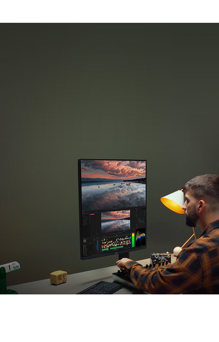 LG DualUp Monitor voor makers en streamers