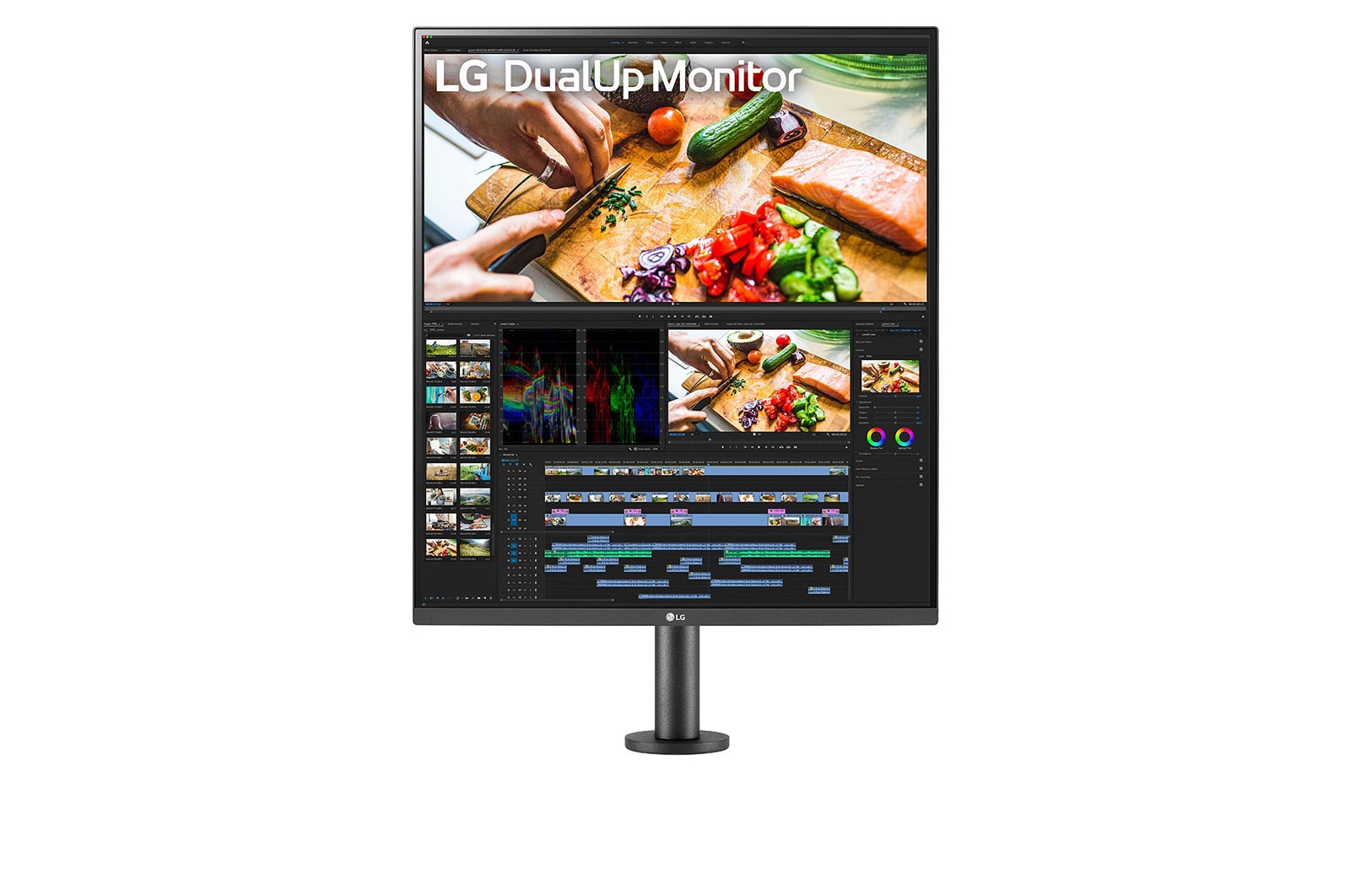 LG 27,6-inch 16:18 DualUp Monitor met Ergo-standaard en USB Type-C™, 28MQ780-B