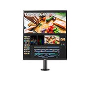 LG 27,6-inch 16:18 DualUp Monitor met Ergo-standaard en USB Type-C™, 28MQ780-B