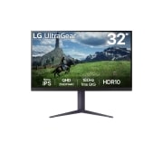 LG 32" LG UltraGear™ QHD Nano IPS 180Hz gaming monitor | 1ms (GtG), HDR10, 32GS85Q-B