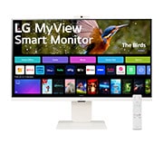 LG MyView 32" 4K UHD IPS Smart Monitor met webOS en ingebouwde FHD-webcam, 32SR85U-W