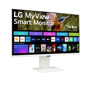 LG MyView 32" 4K UHD IPS Smart Monitor met webOS en ingebouwde FHD-webcam, 32SR85U-W