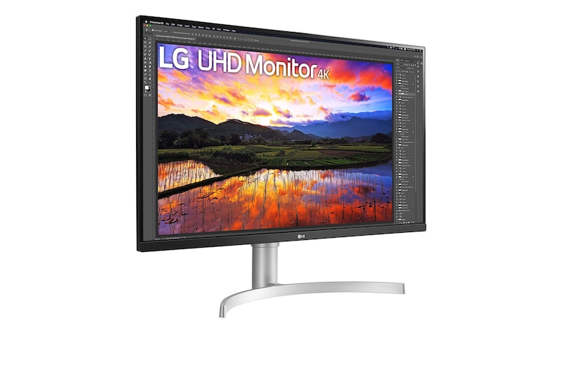 LG 31,5" UHD 4K (3840x2160) HDR IPS-monitor, 32UN650-W