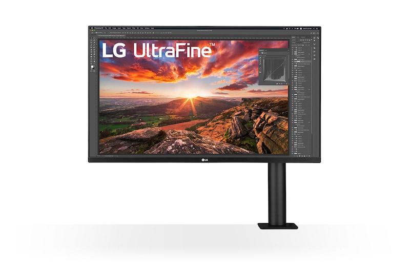 LG 31,5" UHD 4K Ergo IPS-monitor met USB Type-C™, 32UN880-B