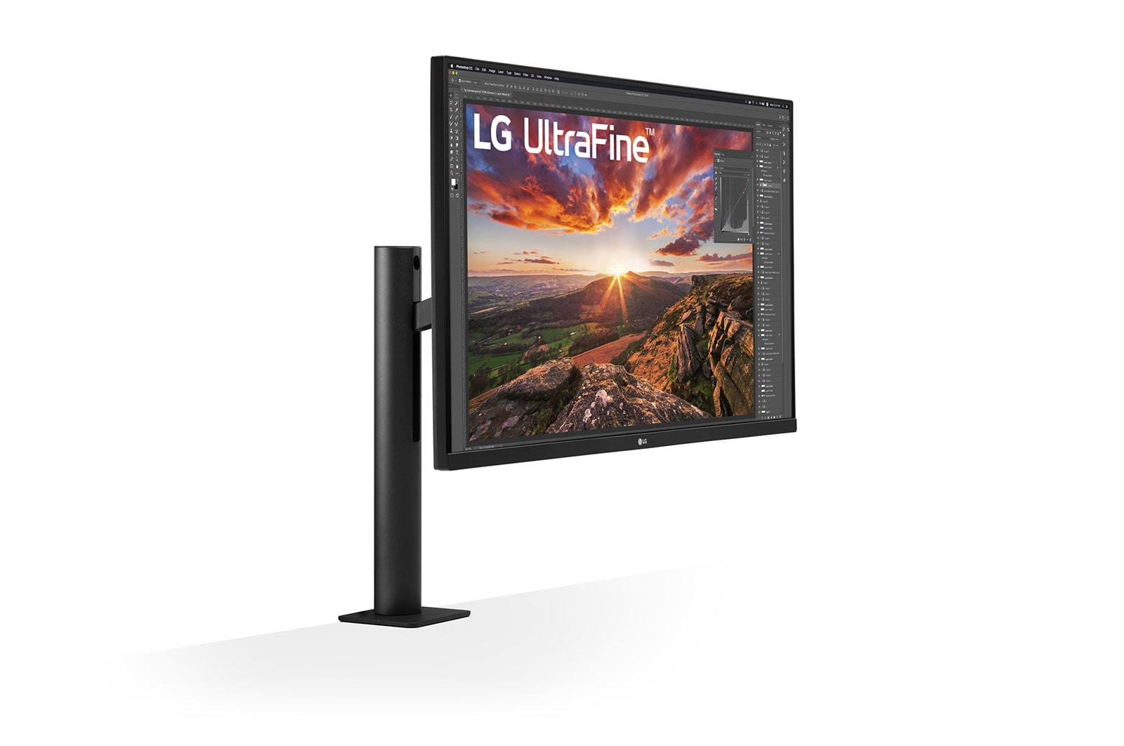 LG 31,5" UHD 4K Ergo IPS-monitor met USB Type-C™, 32UN880-B