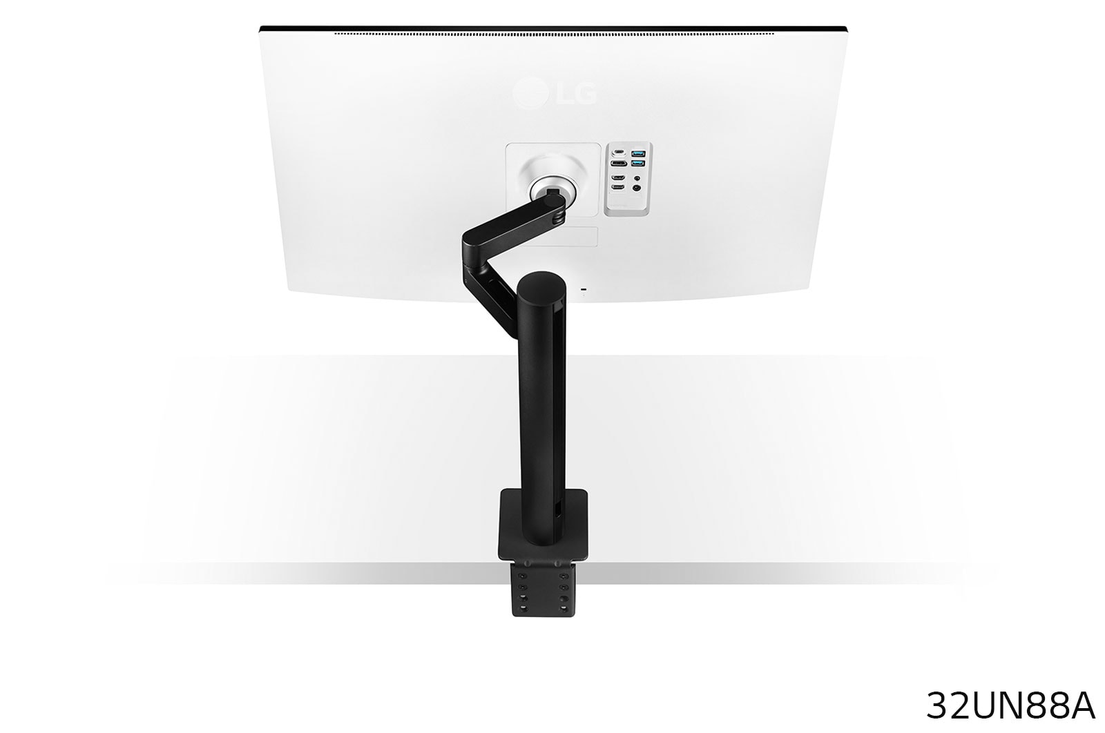 LG 31,5" UHD 4K Ergo IPS-monitor met USB Type-C™, 32UN88A-W