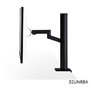 LG 31,5" UHD 4K Ergo IPS-monitor met USB Type-C™, 32UN88A-W