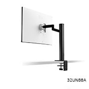 LG 31,5" UHD 4K Ergo IPS-monitor met USB Type-C™, 32UN88A-W