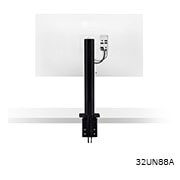 LG 31,5" UHD 4K Ergo IPS-monitor met USB Type-C™, 32UN88A-W