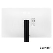 LG 31,5" UHD 4K Ergo IPS-monitor met USB Type-C™, 32UN88A-W