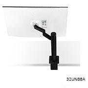LG 31,5" UHD 4K Ergo IPS-monitor met USB Type-C™, 32UN88A-W