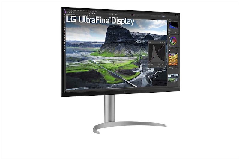LG 32” LG UHD 4K IPS-scherm, 2000:1 contrastverhouding, 32UQ850V-W