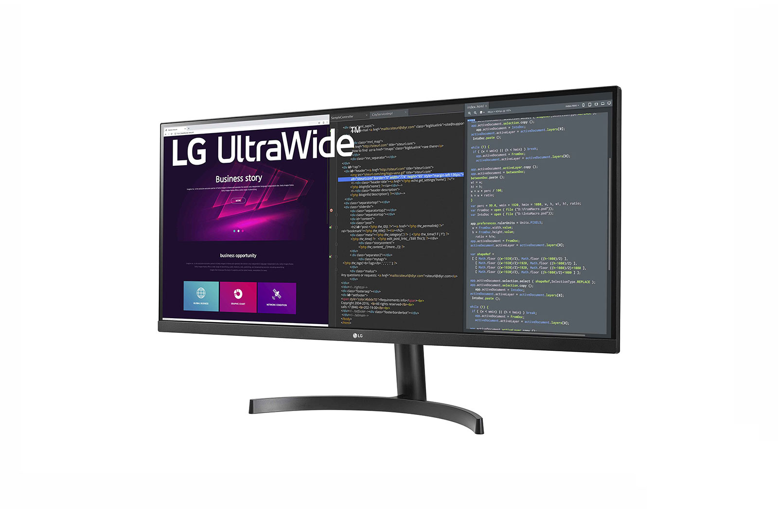 LG 34" UltraWide™ QHD HDR IPS-monitor, 34WN700-B