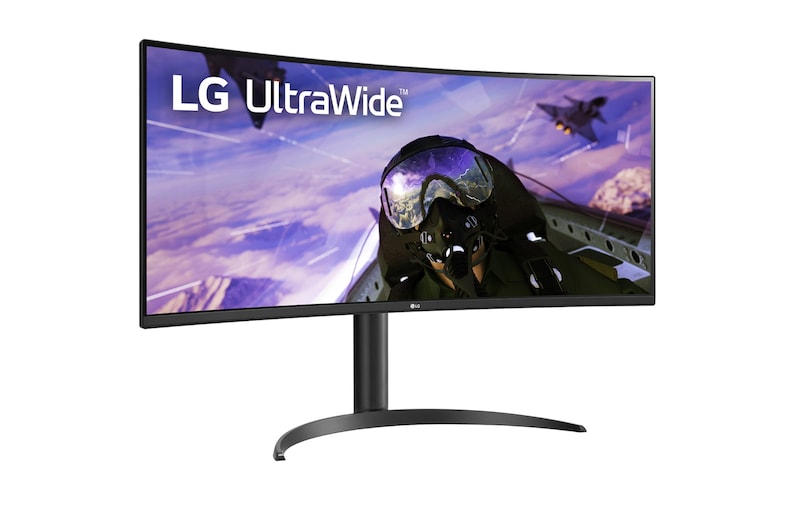 LG 34" 21:9 Curved UltraWide™ QHD (3440 x 1440) monitor, 34WP65C-B
