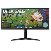LG 34" UltraWide™ Full HD IPS-monitor met VESA Display HDR™ 400, 34WP65G-B