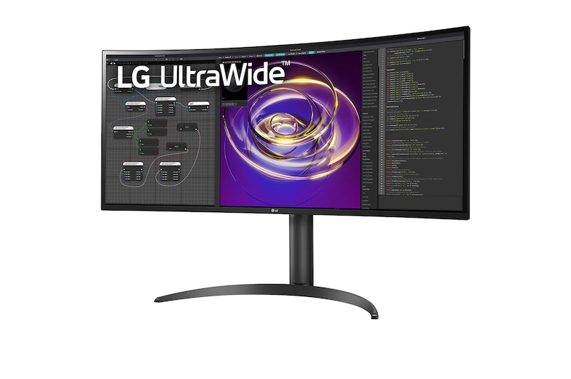 LG 34" LG UltraWide™ Curved QHD monitor, 34WP85CP-B