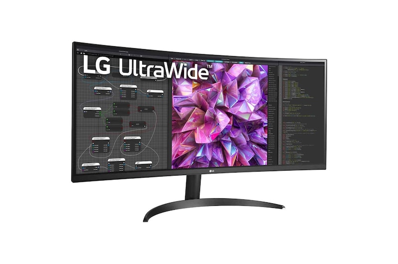 LG 34" 21:9 Curved UltraWide™ QHD (3440 x 1440) monitor, 34WQ60C-B