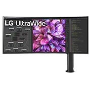 LG 37,5" 21:9 Curved UltraWide™ QHD+ (3840 x 1600) Monitor Ergo, 38WQ88C-W