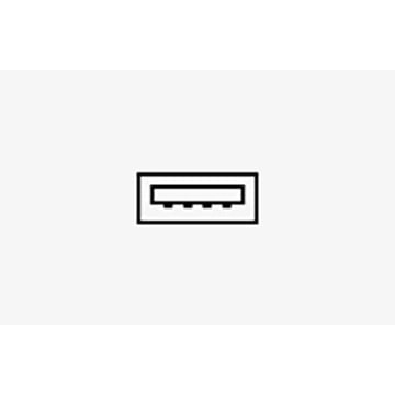 USB Downstream-pictogram.	