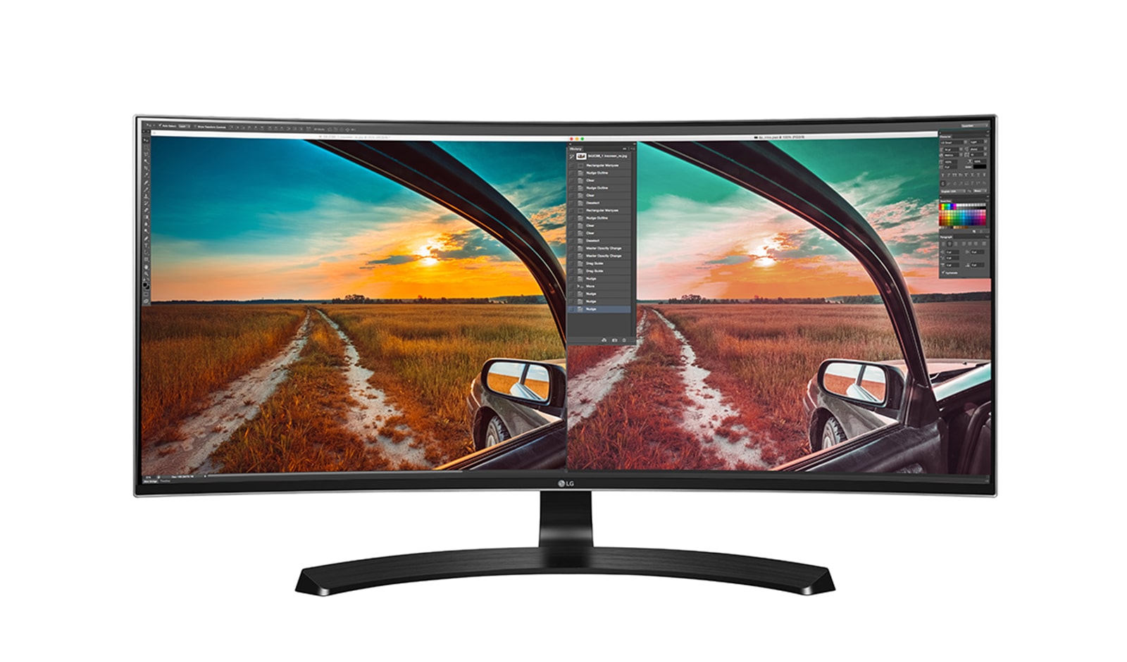 LG 34" Inch | 21:9 Curved UltraWide™ | QHD IPS Display | FreeSync | sRGB over 99% | Colour Calibrated, 34UC88