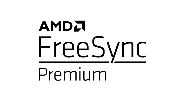 Het logo van AMD FreeSync™ Premium