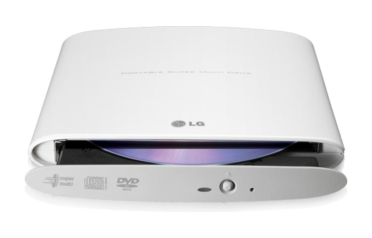 LG Slanke externe DVD-rewriter Super-Multi drive met USB2.0., GP08NU20