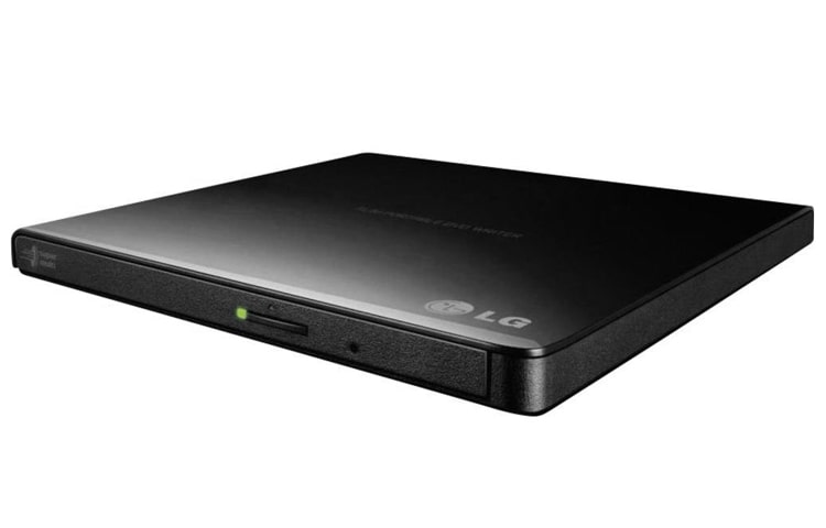 LG Slanke Externe Super-Multi DVD Drive | Mac en Windows 10 Compatible | Silent / Jamless Play | TV Connectie | M Disc, GP57EB40