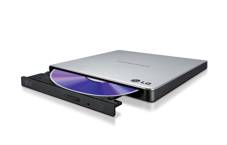 LG Slanke Externe Super-Multi DVD Drive | Mac en Windows 10 Compatible | Silent / Jamless Play | TV Connectie | M Disc, GP57ES40