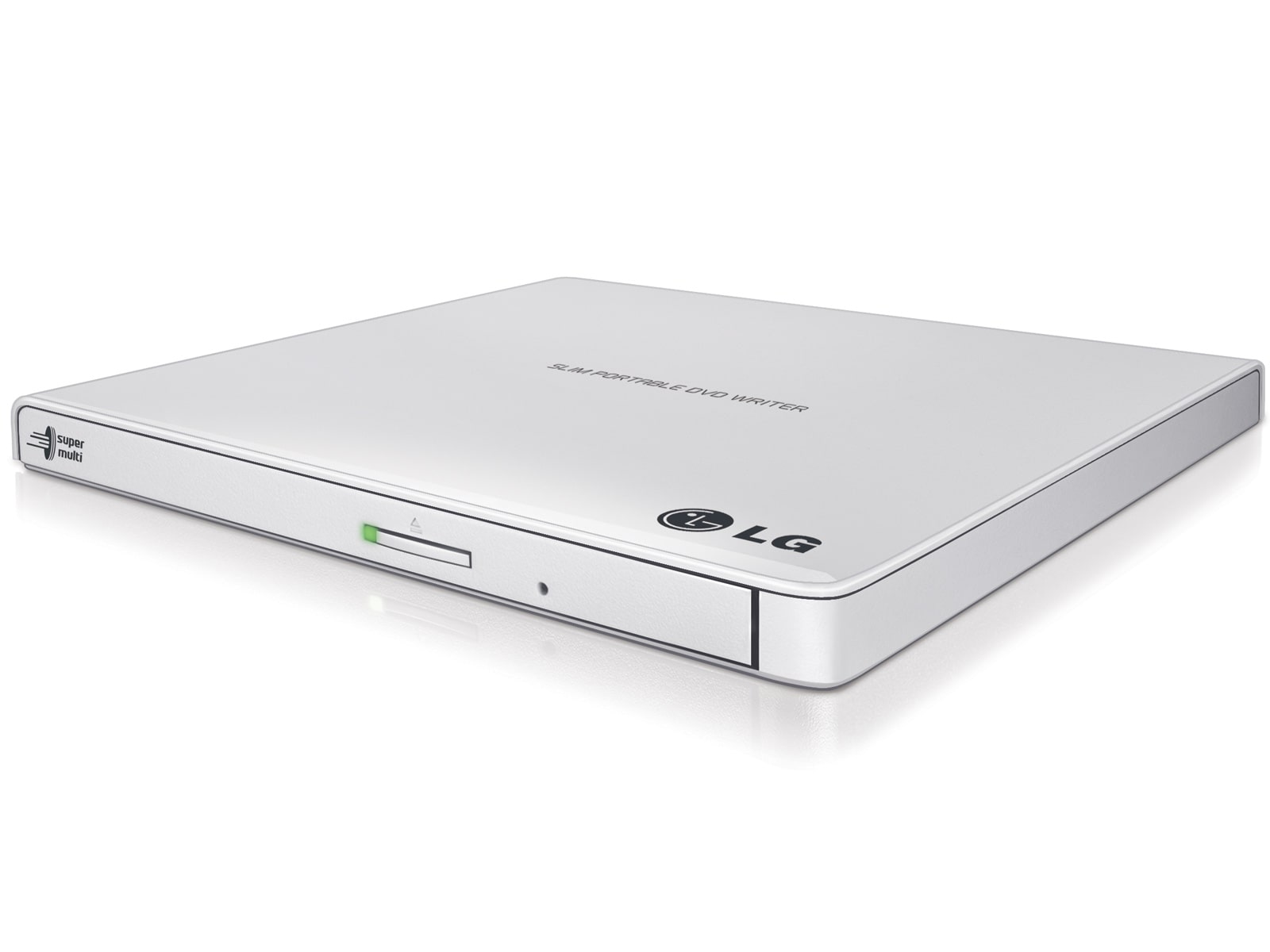 LG Slanke Externe Super-Multi DVD Drive | Mac en Windows 10 Compatible | Silent / Jamless Play | TV Connectie | M Disc, GP57EW40