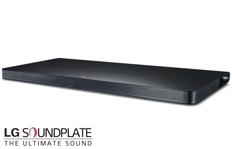 LG 35mm slank en stijlvol | 4.1ch surround sound | 120W audio vermogen | Ingebouwde Dual subwoofers | LG's Aero-duct | TV maten 32" t/m 55" | Eenvoudige installatie met een optische kabel | Draadloze audiostreaming mogelijk via Bluetooth® | Cinema mode switching , LAP340 Soundplate