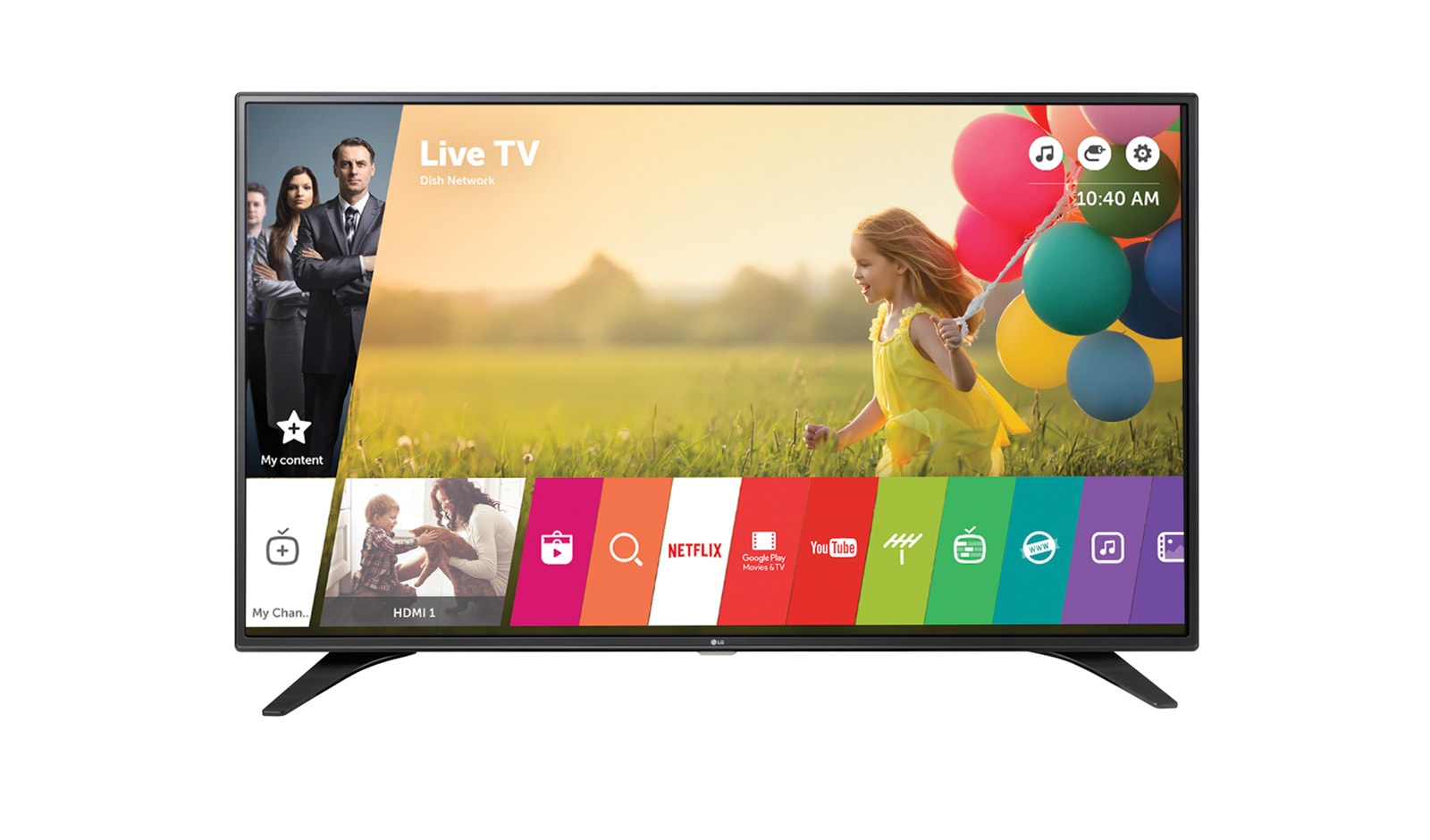 LG 32" (80 cm) | LG Full HD LED TV | webOS 3.0 Smart TV | Virtual Surround Plus | Clear Voice, 32LH604V