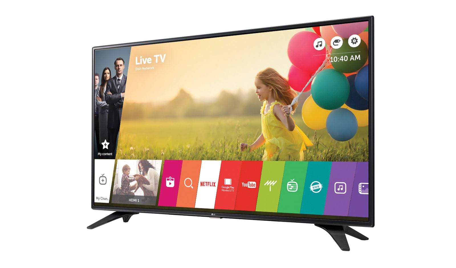 LG 32" (80 cm) | LG Full HD LED TV | webOS 3.0 Smart TV | Virtual Surround Plus | Clear Voice, 32LH604V