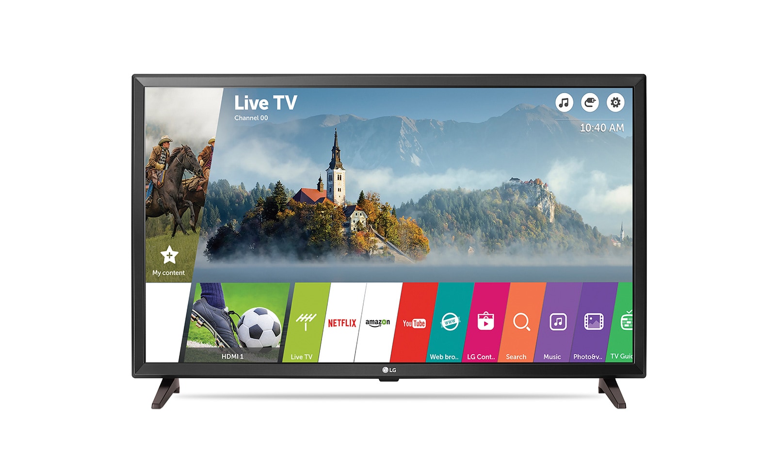 LG 32" (80 cm) | Full HD TV | Triple XD Engine | webOS 3.5 Smart TV, 32LJ610V