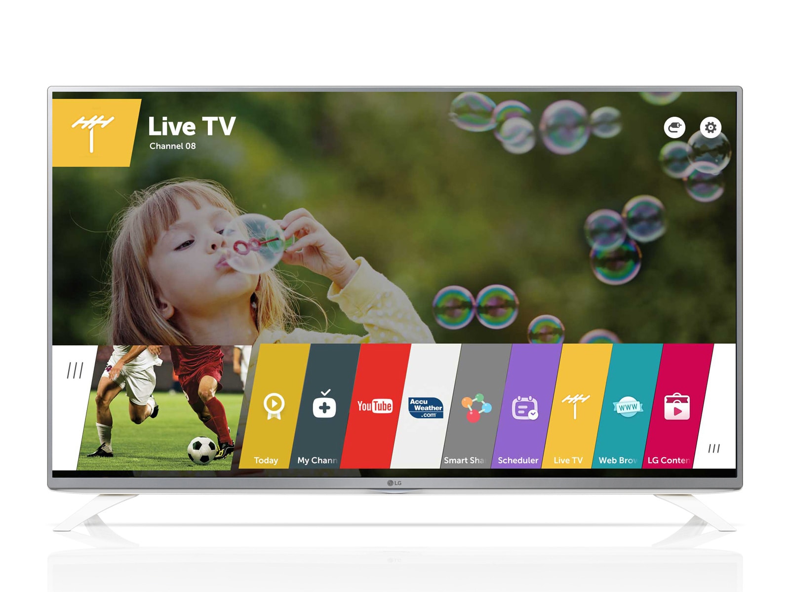 LG 43" | LG WebOS 2.0 Smart TV | Full HD 1080p | 2Ch Speaker System | LG SmartShare, 43LF590V