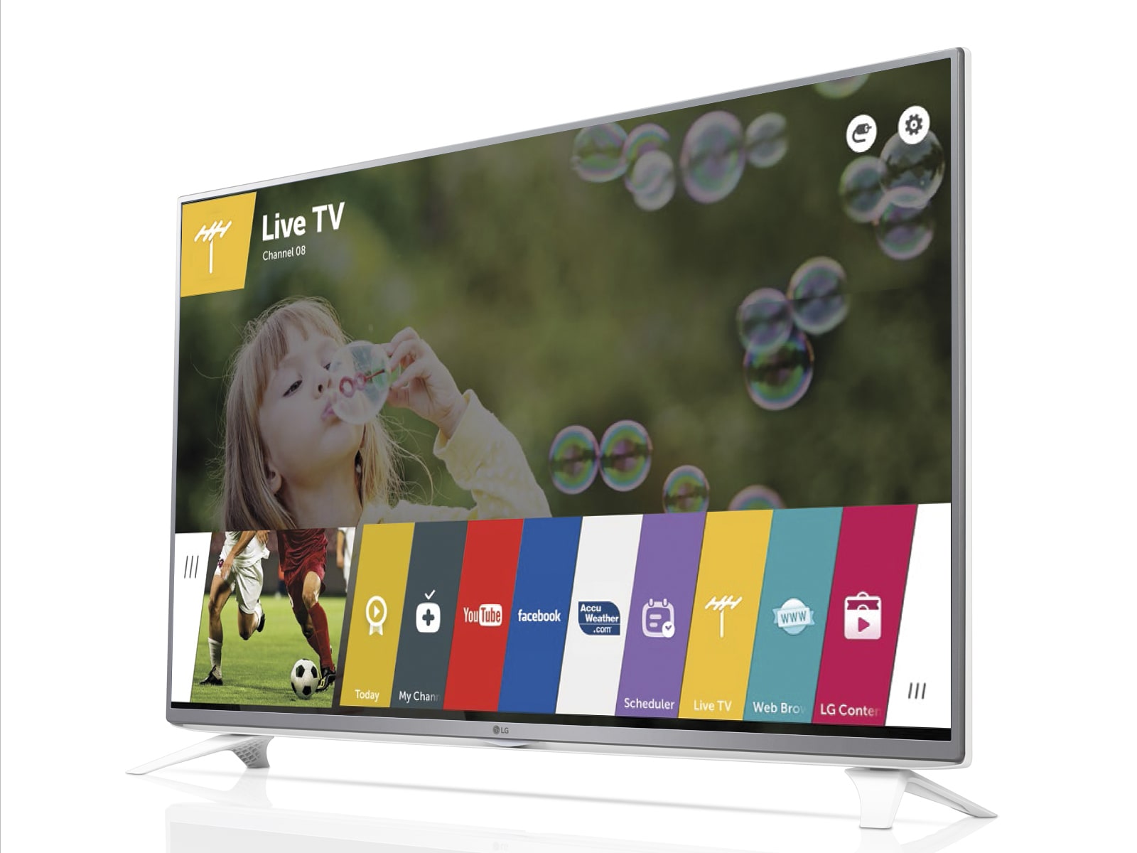 LG 43" | LG WebOS 2.0 Smart TV | Full HD 1080p | 2Ch Speaker System | LG SmartShare, 43LF590V