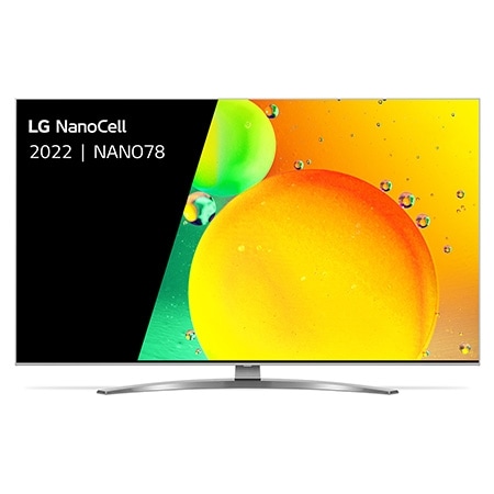 Vooraanzicht van de LG NanoCell TV