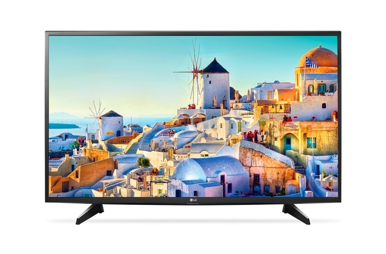 LG 43'' (108 cm) | Ultra HD TV | HDR Pro | Ultra gestroomlijnd | webOS 3.0 | Wi-Fi | HDMI | USB, 43UH610V