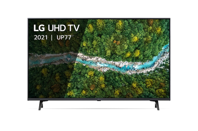 LG UP77 43inch 4K Smart UHD TV, 43UP77006LB